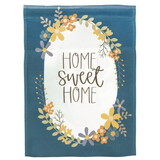 Dicksons M080148 Flag Home Sweet Home Floral 13X18