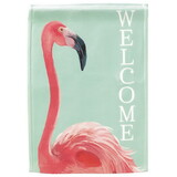 Dicksons M080159 Flag Welcome Flamingo Blue 13X18