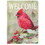 Dicksons M080186 Flag Cardinal On Branch Polyester 13X18