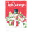 Dicksons M080240 Flag Welcome Snowman Family 13X18