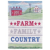 Dicksons M080260 Flag Farm Family Country 13X18