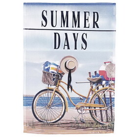 Dicksons M080265 Flag Bike Summer Days 13X18
