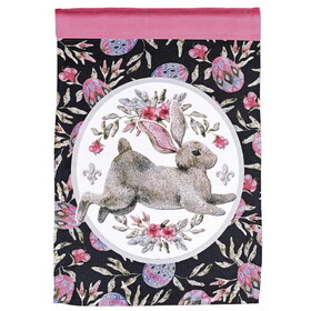 Dicksons M080268 Flag Floral Easter Poly 13X18