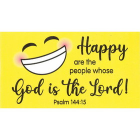 Dicksons MAG-1003 Magnet Smile Happy Are People Ps.144:15