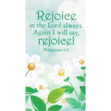 Dicksons MAG-1009 Magnet Rejoice In The Lord 5X2.75