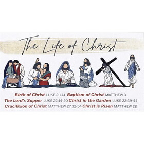 Dicksons MAG-1030 Magnet The Life Of Christ 5X2.75