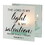 Dicksons MCH17SQ Tealight Holder Lord Is My Light Ps.27:1