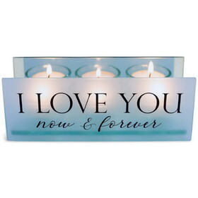 Dicksons MCHPRT02BL Tealight I Love You Now & Forever Blue