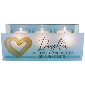 Dicksons MCHPRT28BL Tealight Daughter We Love You With Blue