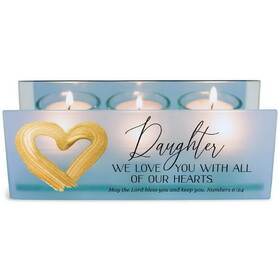 Dicksons MCHPRT28SBL Tealight Daughter We Love You With All