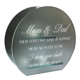 Dicksons MCHR41GY Tealight Mom & Dad Your Constant Love Lg