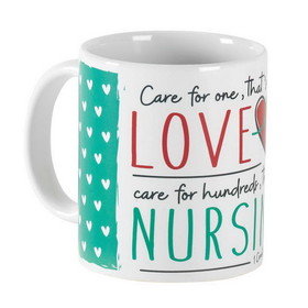 Dicksons MUG-1137 Mug Nurse Care For One Ceramic 11 Oz