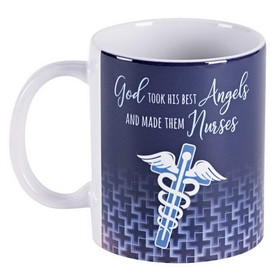 Dicksons MUG-1181 Mug Ceramic Nurse God Took His Best 11Oz