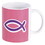 Dicksons MUG-1201 Mug Ceramic Purple Fish 11 Oz