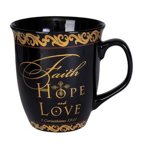 Dicksons MUG104FHL Faith Hope Love Ceramice 16Oz Mug