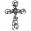 Dicksons MWC-409 Wall Cross With Vines Metal 23H