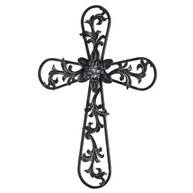 Dicksons MWC-409 Wall Cross With Vines Metal 23H