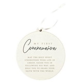 Dicksons ORNW-5 Ornament My First Communion White Mdf