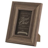 Dicksons PF1710BR-46-19 Photo Frame I Can Do All Things Navy