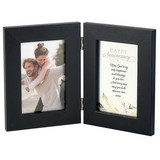 Dicksons PF3015BL-46-40 Happy Anniversary Double Photo Frame