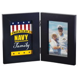 Dicksons PF3015BL-46-48 Double Photo Frame Proud Navy Family
