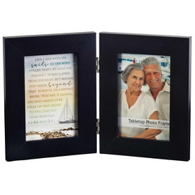 Dicksons PF3015BL-46-51 Double Photo Frame We Bade You