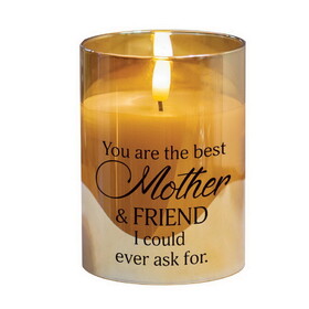 Dicksons PGC-04-11GD Led Candle You Are The Best Mother 4In