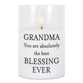 Dicksons PGC-04-17SWH Led Candle Grandma Absolutely Best 4In
