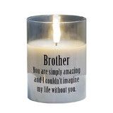 Dicksons PGC-04-35GY Led Candle Brother, You Are Amazing 4In