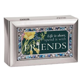 Dicksons PJ346C Petite Music Box Life Is Short Spend It