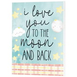 Dicksons PLK1114-956 Wall Plaque I Love You To The Moon