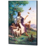 Dicksons PLK1116-911 Wall Plaque Jesus With Animals Job 12:10