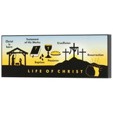 Dicksons PLK114-2217 Wall Plaque Life Of Christ Mdf