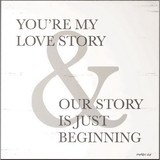Dicksons PLK1212-3061 You'Re My Love Story Wall Plaque 12