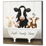 Dicksons PLK1212-947 Wall Plaque Faith Family Farm
