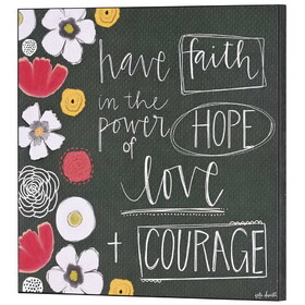 Dicksons PLK1212-965 Wall Plaque Have Faith In Power