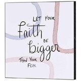 Dicksons PLK1212-969 Wall Plaque Let Your Faith Be Bigger