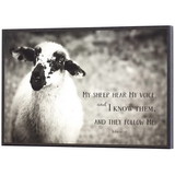 Dicksons PLK128-893 My Sheep Follow John 10:27 Wall Plaque