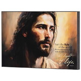 Dicksons PLK128-947 Wall Plaque I Am The Light Of The World