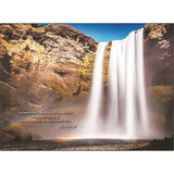 Dicksons PLK1511-3033 Waterfall Let Anyone Who Is Wall Plaque