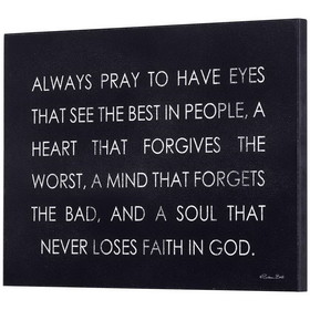 Dicksons PLK1612-882 Wall Plaque Always Pray To Have Eyes