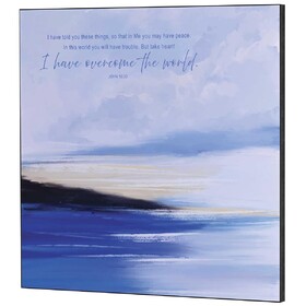 Dicksons PLK1818-437 Wall Plaque I Have Overcome The World