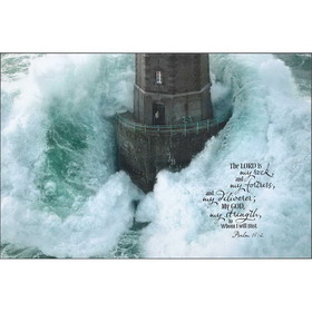 Dicksons PLK1827-605 Psalm 18:2 Lighthouse Wall Plaque