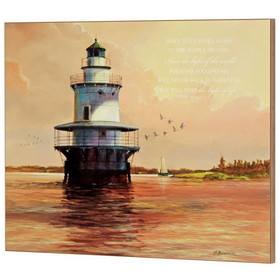 Dicksons PLK2016-959 Wall Plaque Lighthouse I Am The Light