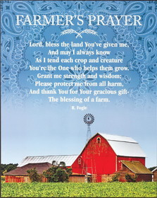 Dicksons PLK810-2078 Plock Farmer'S Prayer Mdf 8X10