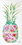 Dicksons PLK816-2017 Plq Wall Floral Pineapple Mdf 8X16