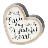 Dicksons PLKTTW-5 Grateful Heart Tabletop Plaque