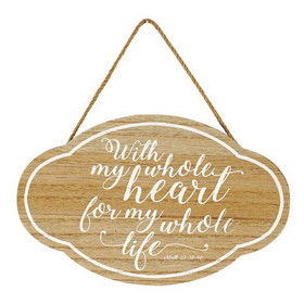 Dicksons PLQWW-8 Plqwall With My Heart Mdf 9 1/2X6 1/4