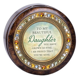 Dicksons RJ64A Daughter Round Jeweled Musical Box