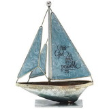 Dicksons SBTTM-64 With God All Things Tabletop Sailboat